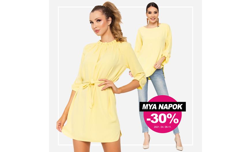 MYA napok! 30% KEDVEZMÉNY minden ÚJDONSÁGUNKRA!